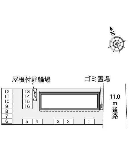 ★手数料０円★府中市中須町 月極駐車場